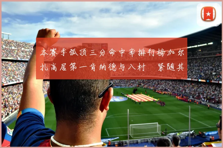 本赛季弧顶三分命中率排行榜加尔扎高居第一肯纳德与八村塁紧随其后